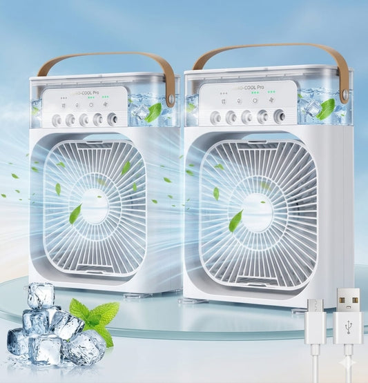Premium Outdoor Cooler Mini Portable AC Cooler™ ❄️🌬️ | Personal Air Cooler | USB Rechargeable | Quiet Cooling