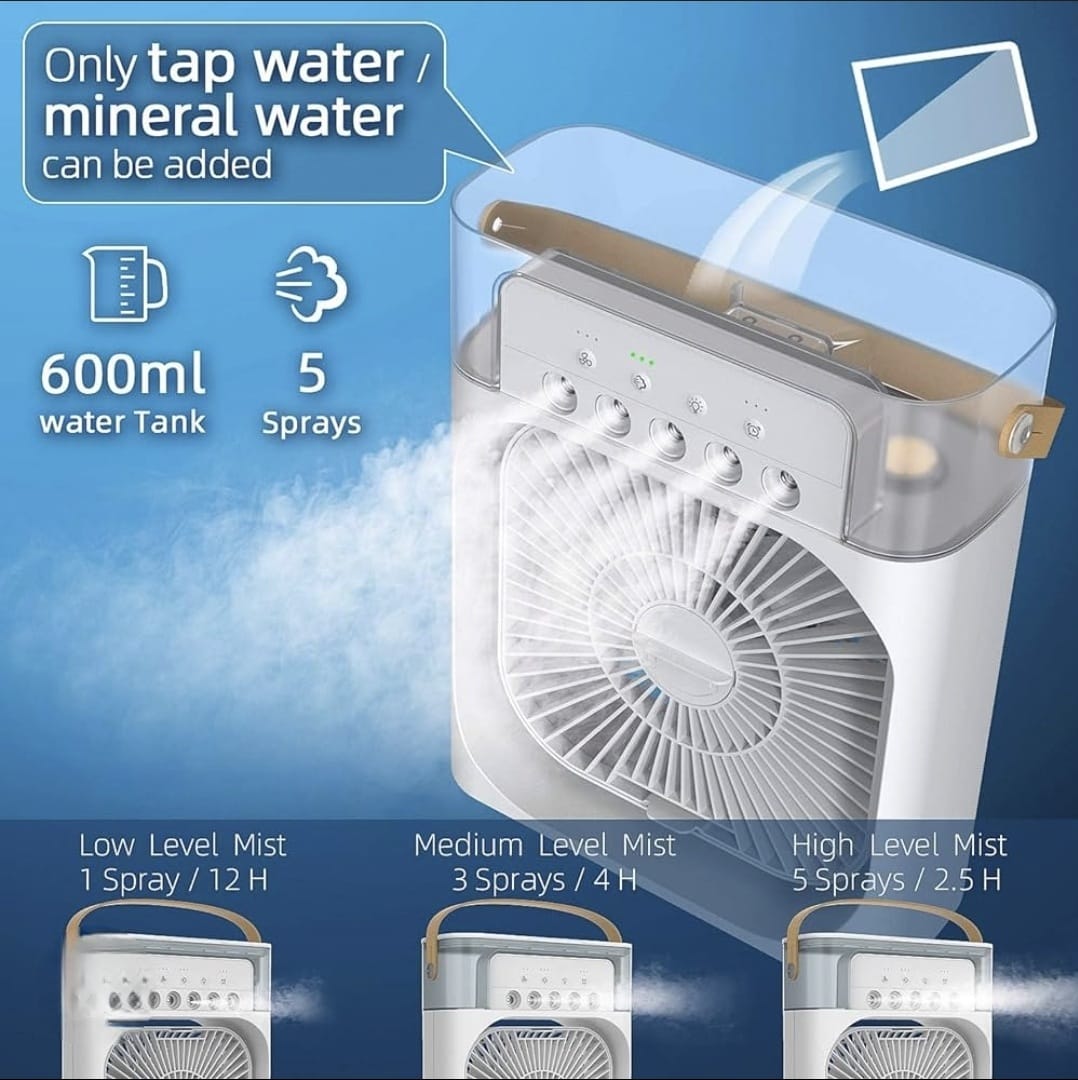 Premium Outdoor Cooler Mini Portable AC Cooler™ ❄️🌬️ | Personal Air Cooler | USB Rechargeable | Quiet Cooling