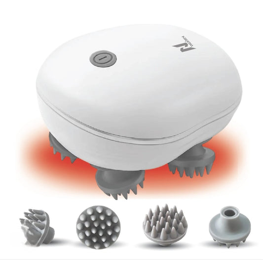 🧠 Electric Head Massager – Scalp Stimulator for Stress Relief, Hair Growth & Deep Relaxation 💫✨