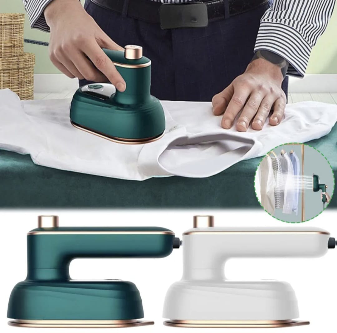 👕 Mini Steam Iron Pro – Wrinkle-Free Clothes in Seconds!