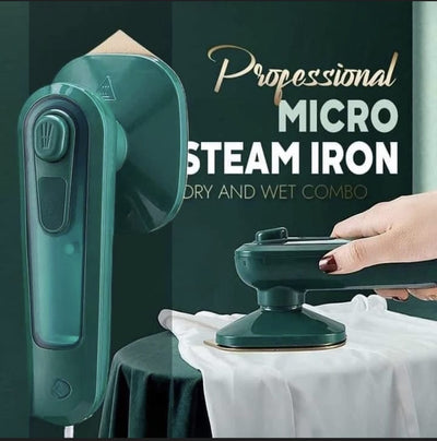 👕 Mini Steam Iron Pro – Wrinkle-Free Clothes in Seconds!