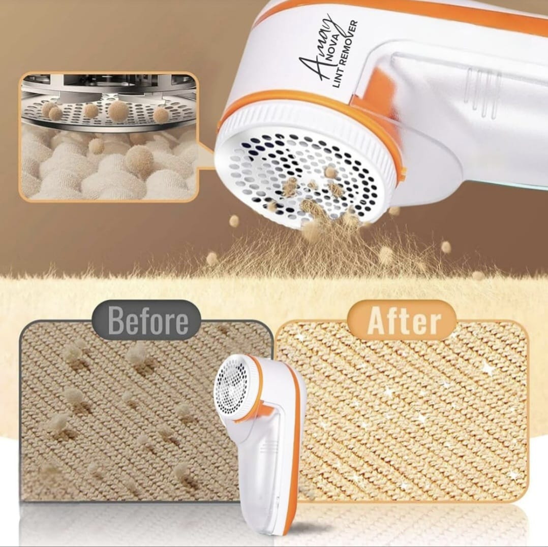 🧹 Pro Electric Lint Remover – Fabric Shaver & Bobble Remover for Clothes, Sweaters & Sofas ✨