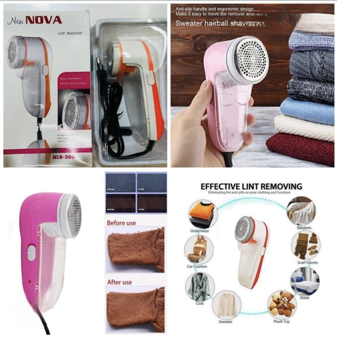 🧹 Pro Electric Lint Remover – Fabric Shaver & Bobble Remover for Clothes, Sweaters & Sofas ✨