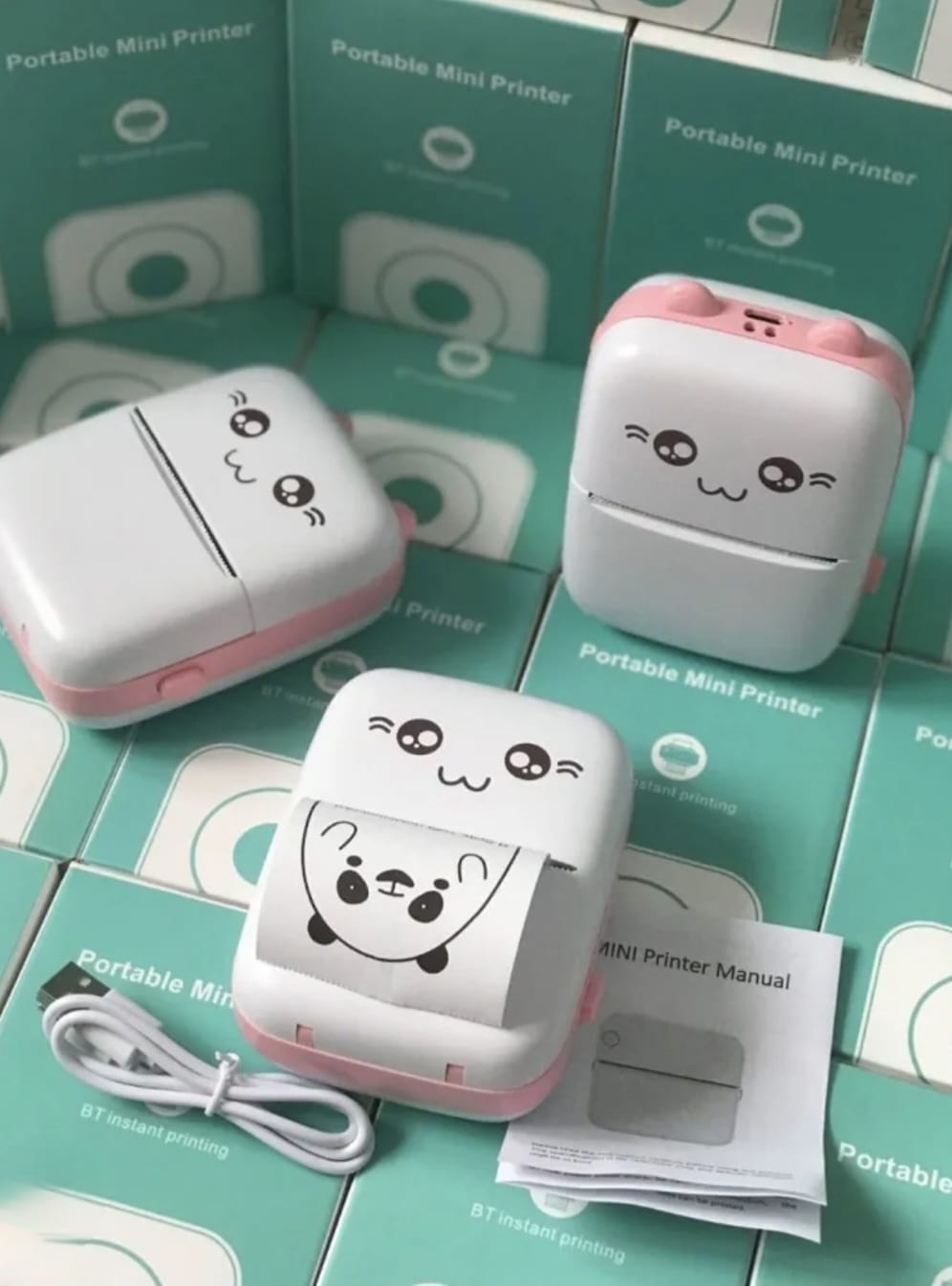 🖨️ Portable Mini Printer – Wireless Thermal Photo & Label Printer for Home, Office & Travel ✨