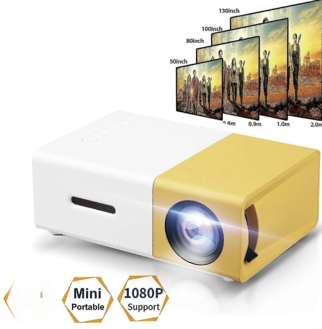 🎥 Portable Mini Projector – HD Wireless Home Theatre Projector for Movies, Gaming & Outdoor Use ✨