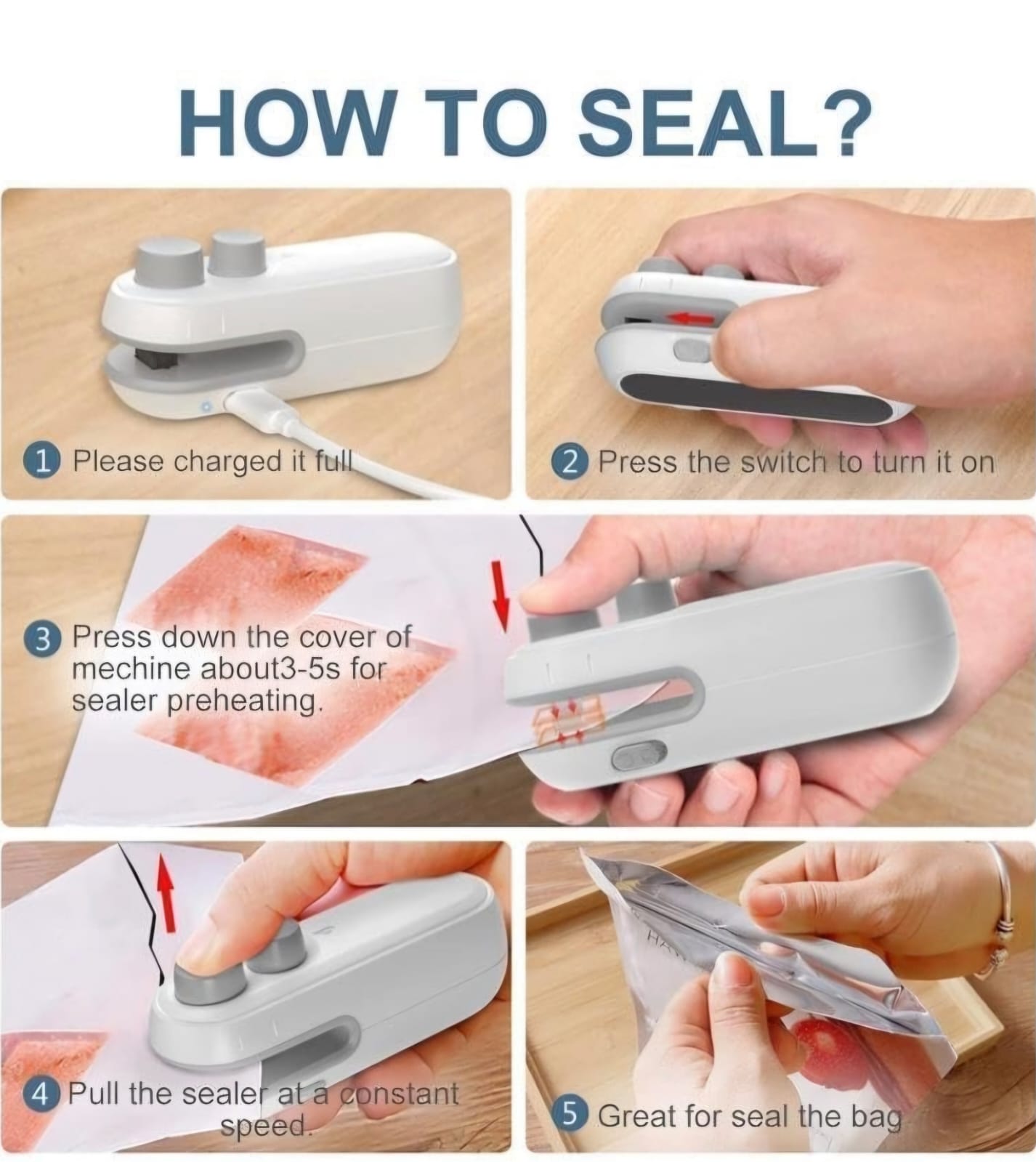 🔥 Mini Sealer Pro – Keep Food Fresh, Waste Nothing!
