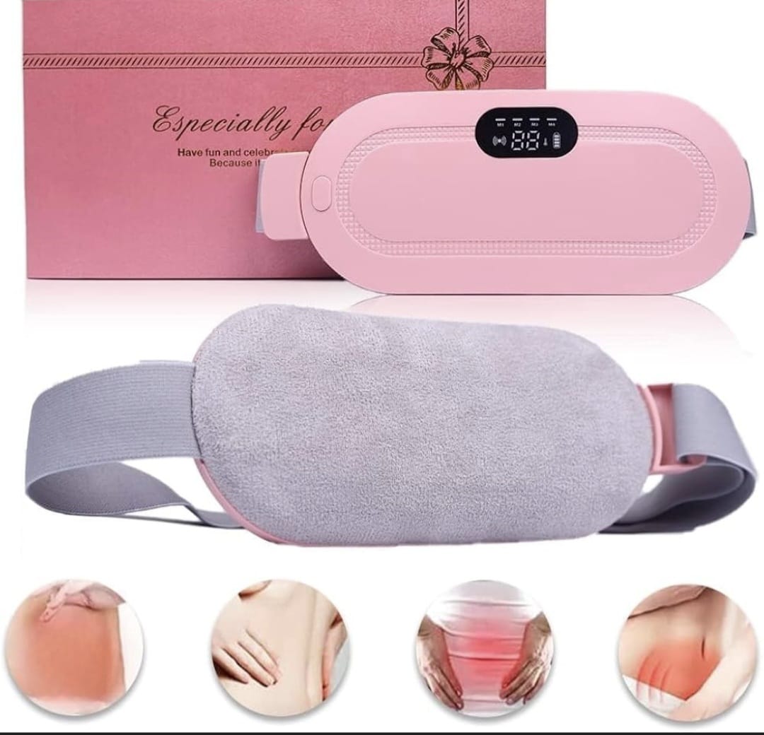 🌸 Portable Period Pain Relief Massager – Heating & Vibration Therapy for Menstrual Cramp Relief ❤️✨