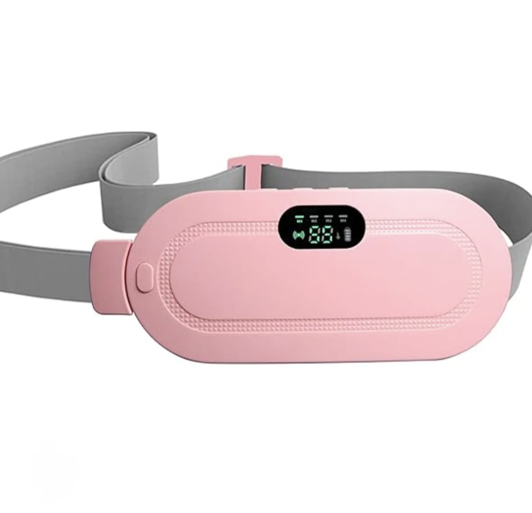 🌸 Portable Period Pain Relief Massager – Heating & Vibration Therapy for Menstrual Cramp Relief ❤️✨