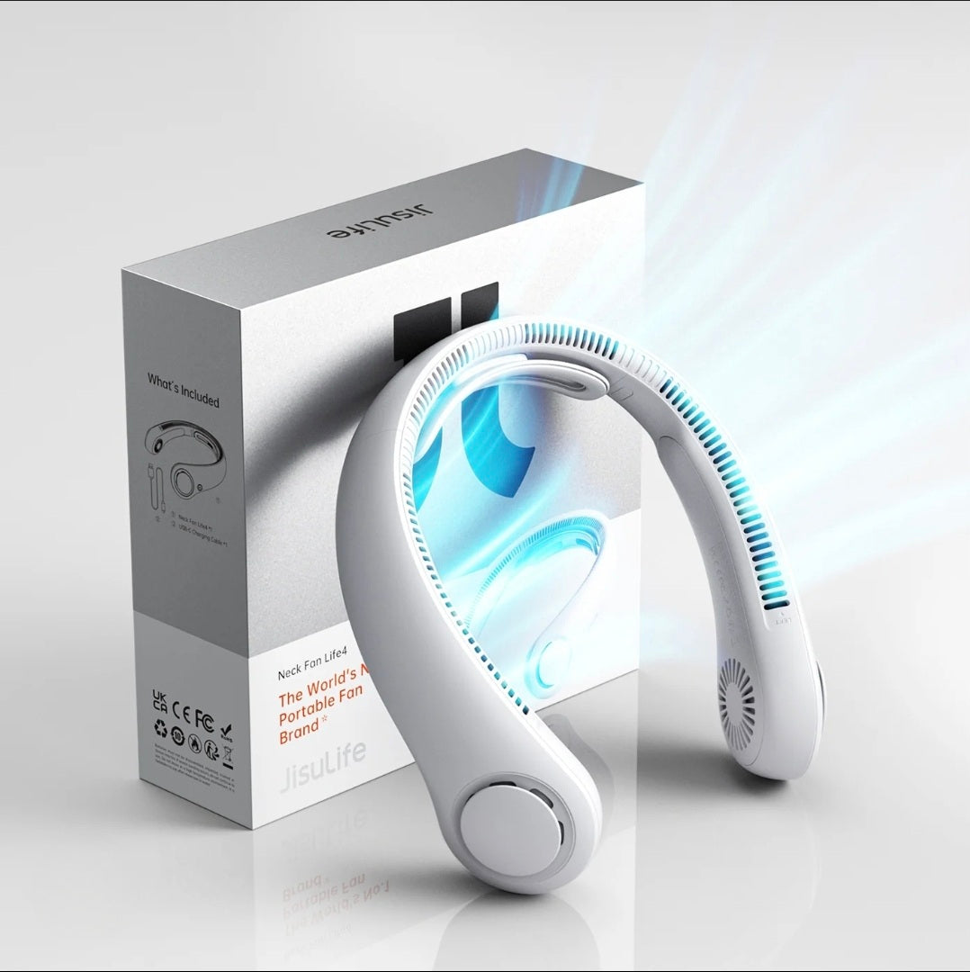 🌬️ AirWear Pro – Hands-Free Portable Neck Fan