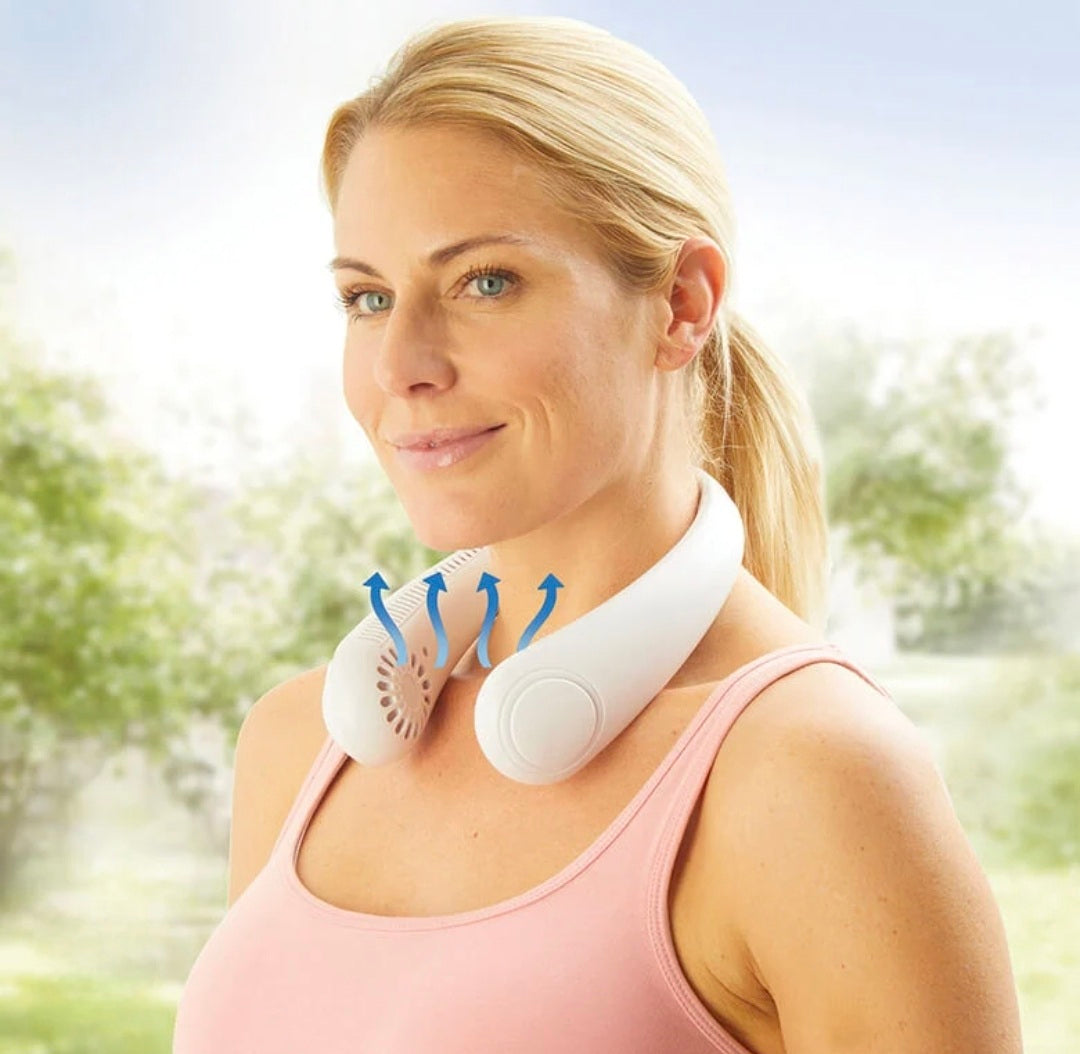 🌬️ AirWear Pro – Hands-Free Portable Neck Fan