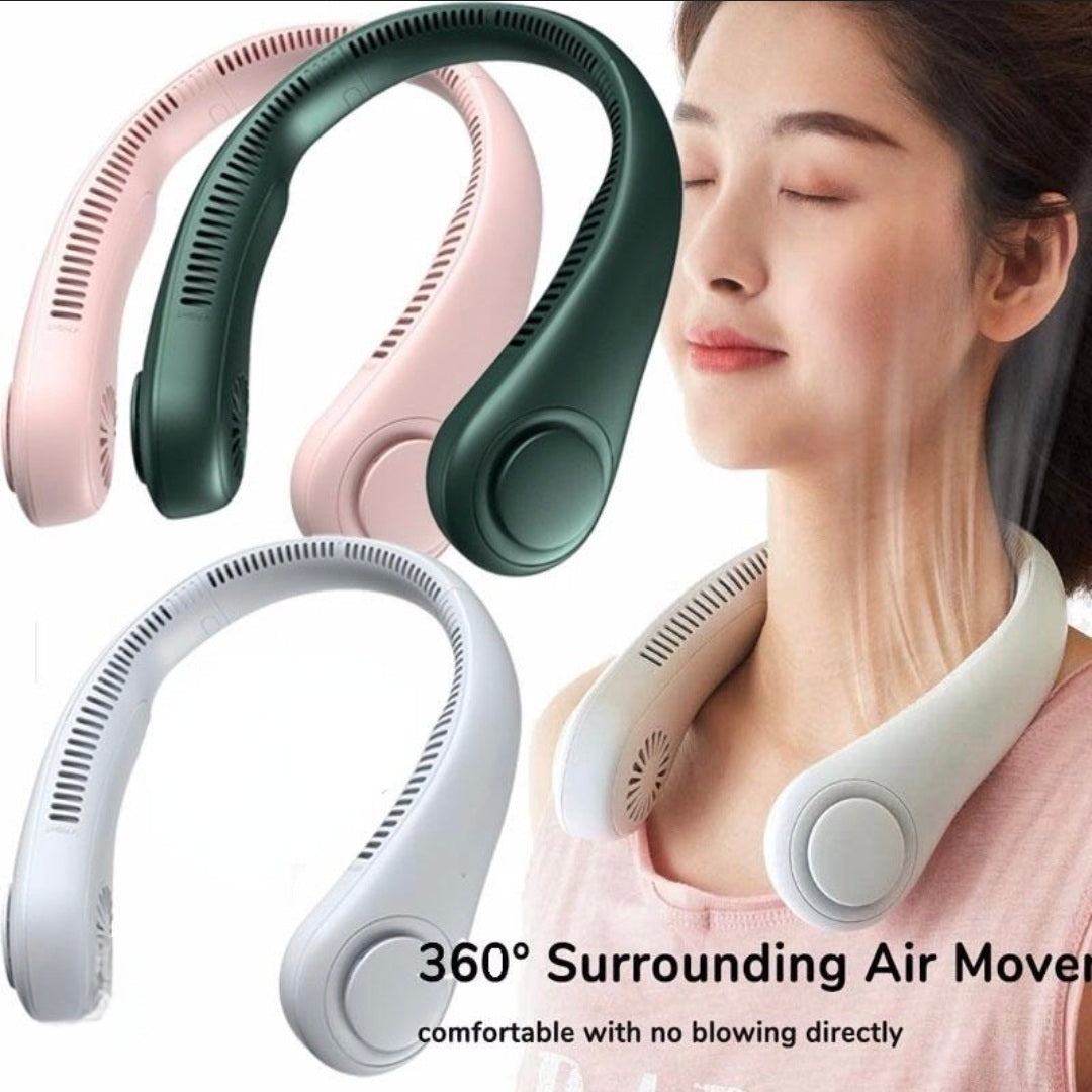 🌬️ AirWear Pro – Hands-Free Portable Neck Fan