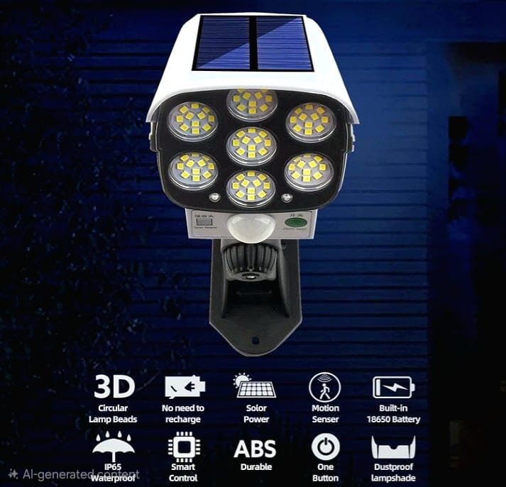 ☀️ Solar CCTV Camera – 24/7 Wireless Security, Zero Bills!
