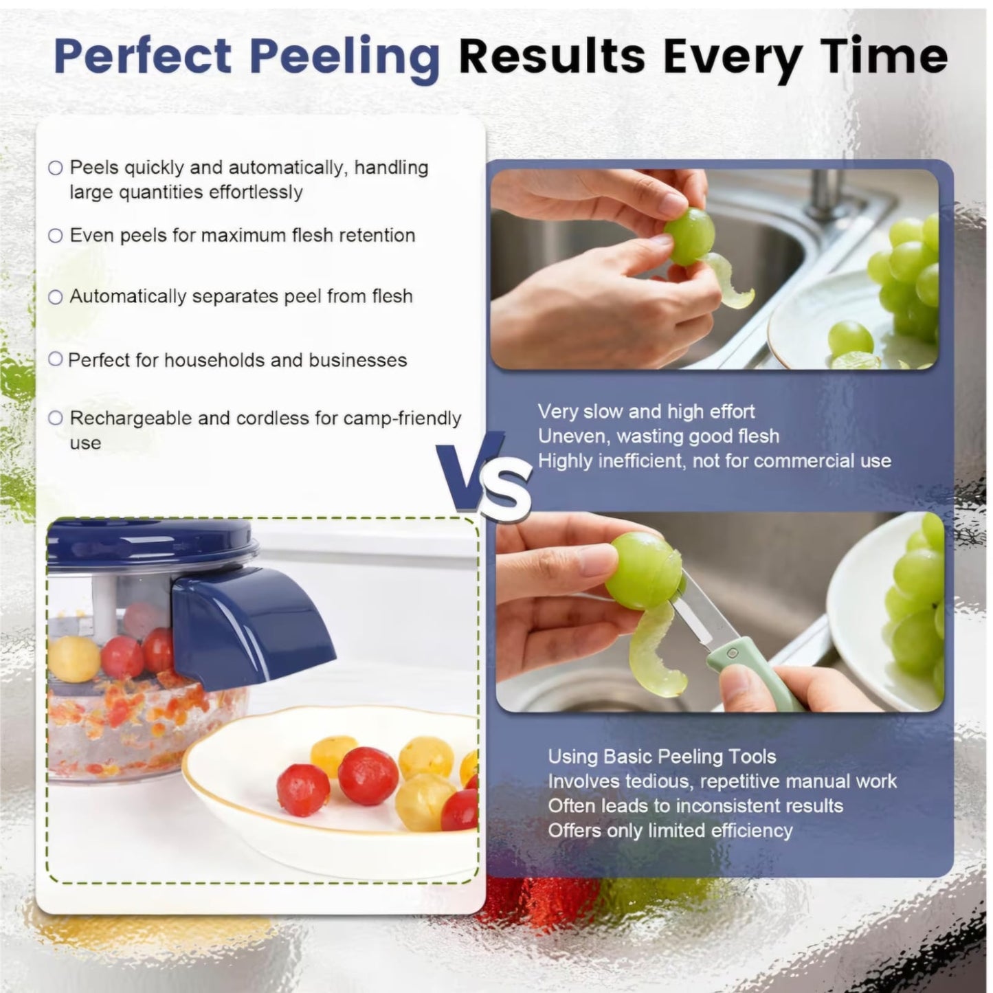 🥕 Pro Vegetable Peeler – Sharp, Ergonomic & Built for Every Kitchen 🍽️