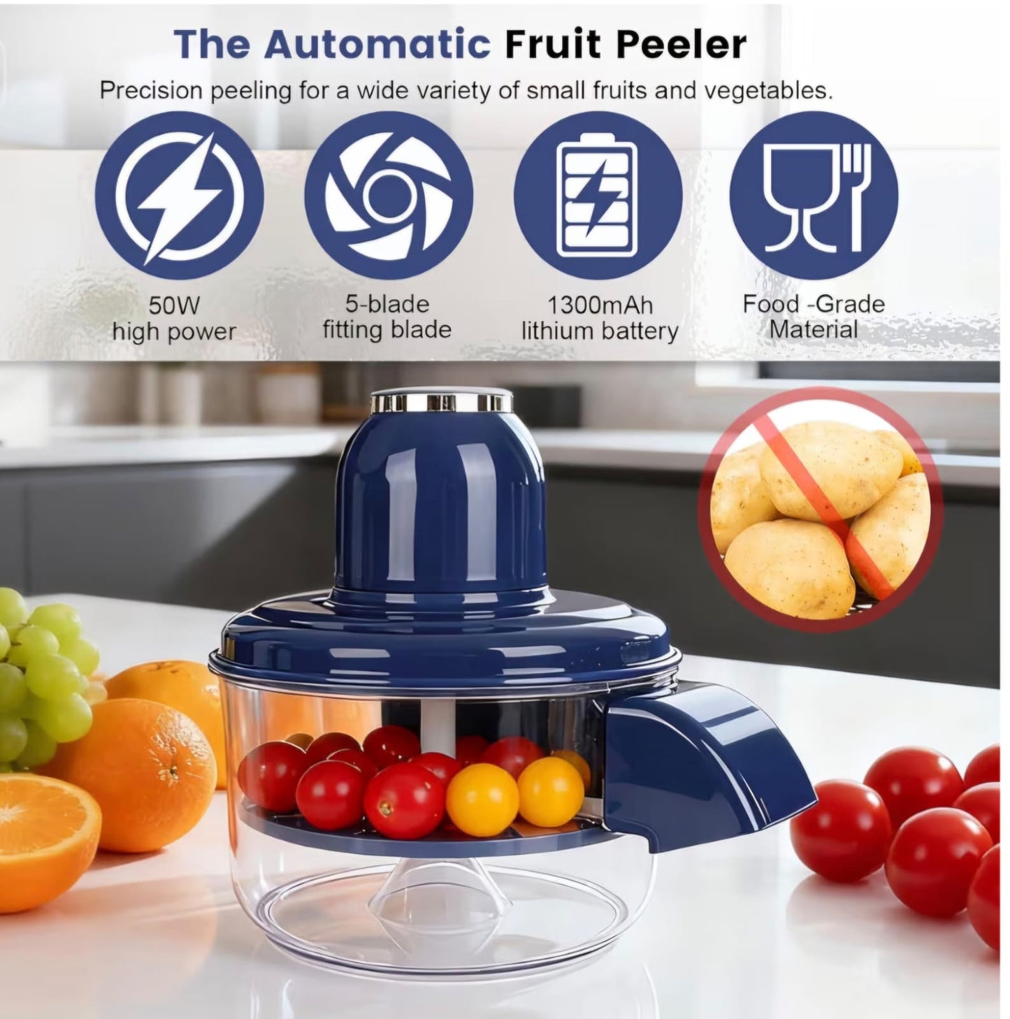 🥕 Pro Vegetable Peeler – Sharp, Ergonomic & Built for Every Kitchen 🍽️